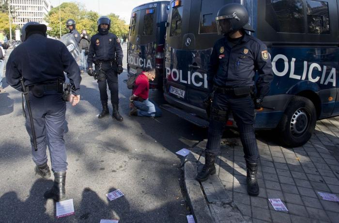 Los 'peperos' y su primera vez en una manifestación
