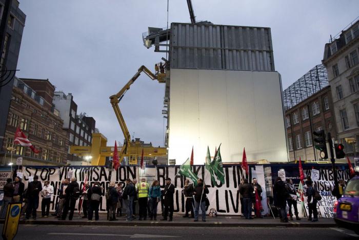 Los 'peperos' y su primera vez en una manifestación