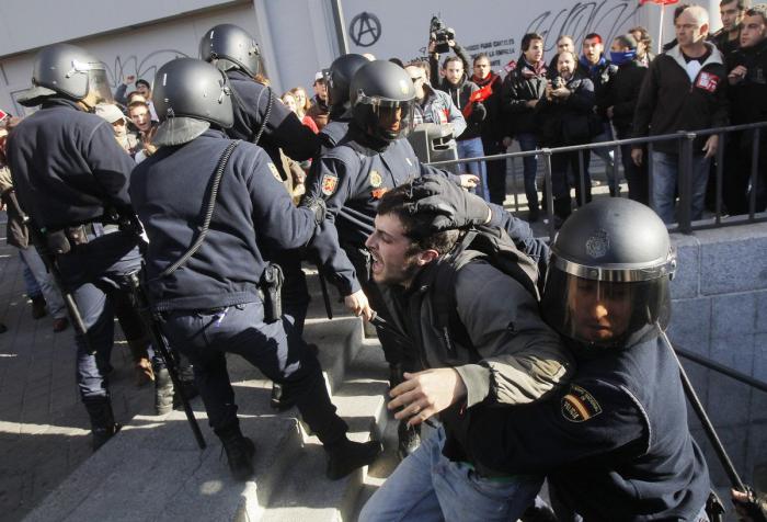 Los 'peperos' y su primera vez en una manifestación