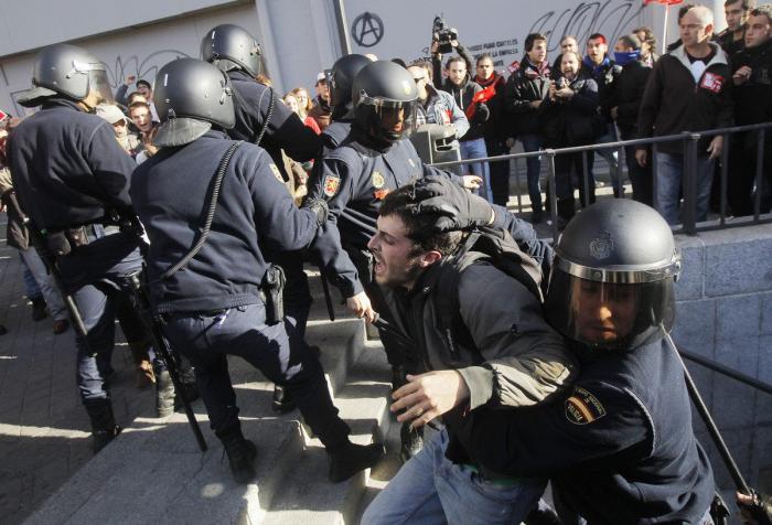 Los 'peperos' y su primera vez en una manifestación