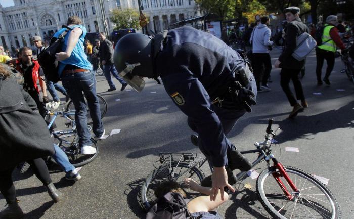 Los 'peperos' y su primera vez en una manifestación