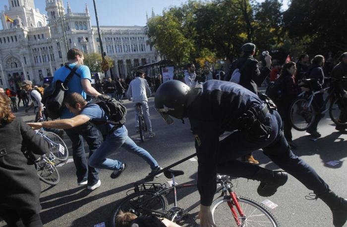Los 'peperos' y su primera vez en una manifestación