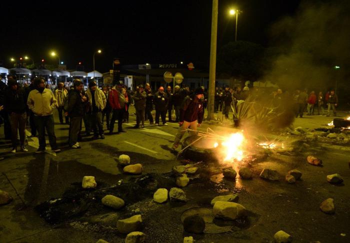 Los 'peperos' y su primera vez en una manifestación