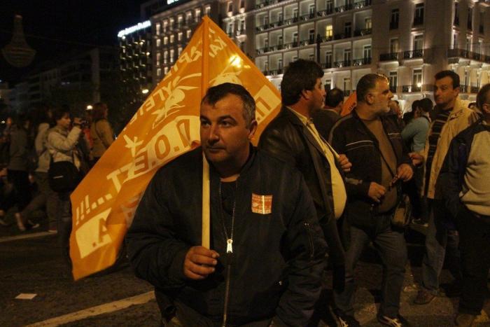 Los 'peperos' y su primera vez en una manifestación