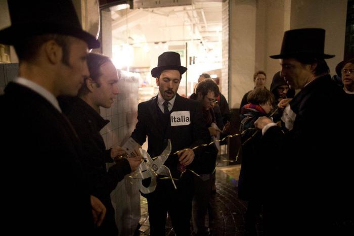 Los 'peperos' y su primera vez en una manifestación