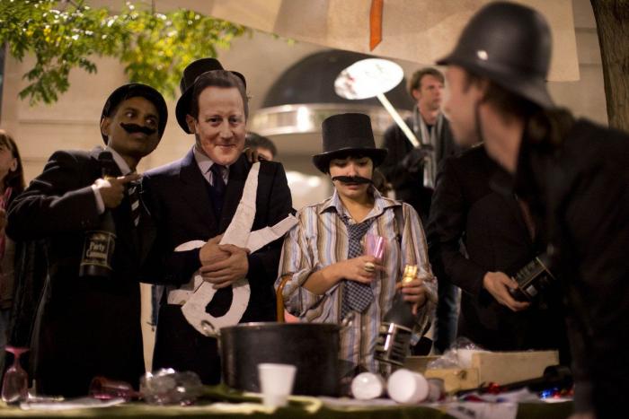 Los 'peperos' y su primera vez en una manifestación