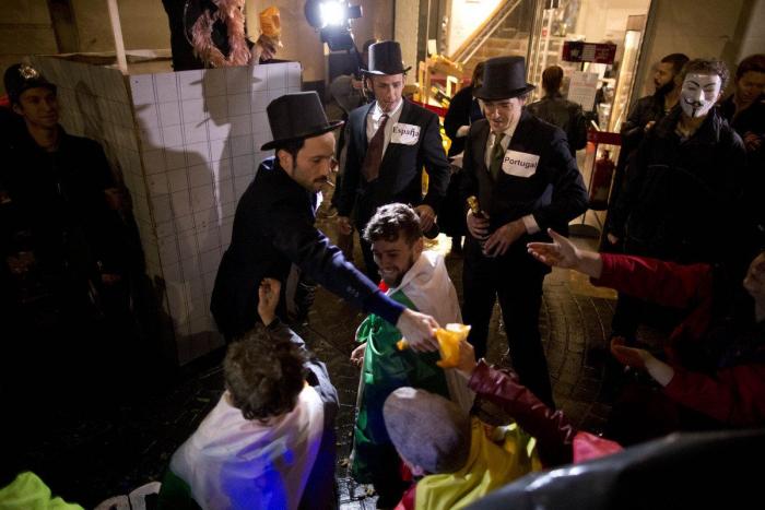 Los 'peperos' y su primera vez en una manifestación