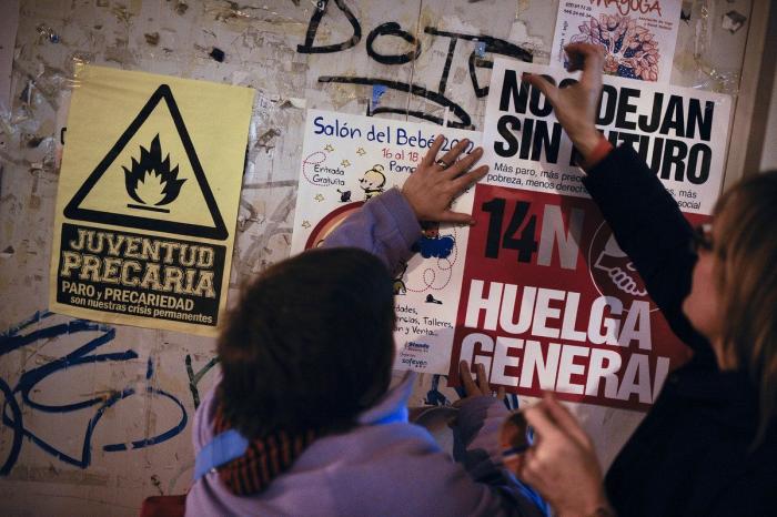 Los 'peperos' y su primera vez en una manifestación