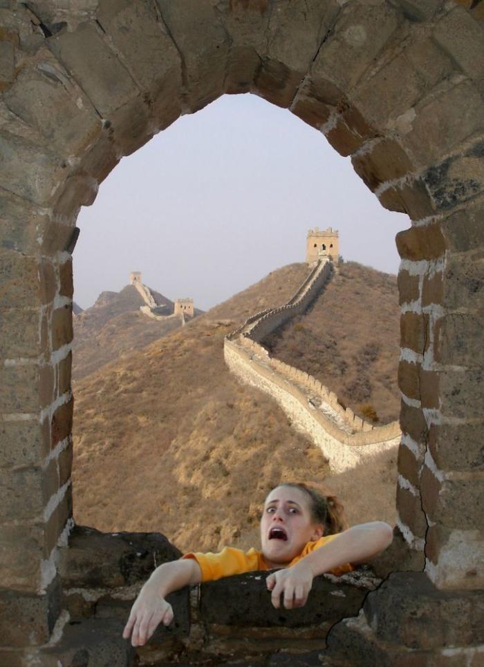 "Mi madre está preocupada por mi viaje": los montajes de la foto con truco en el Gran Cañón (FOTOS)