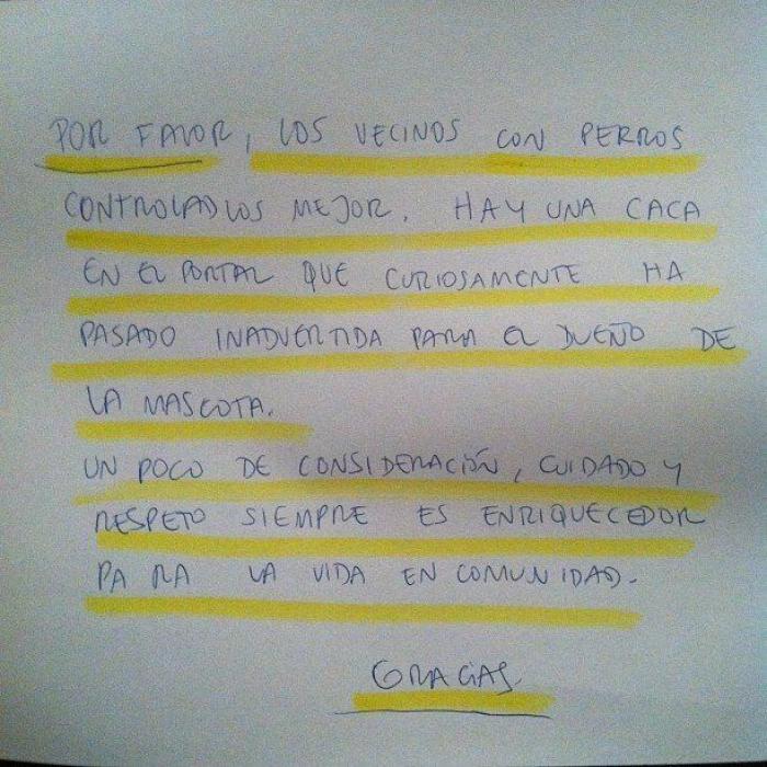 Drama en el portal: un tumblr recoge las mejores notas pasivo-agresivas de los vecinos (FOTOS)
