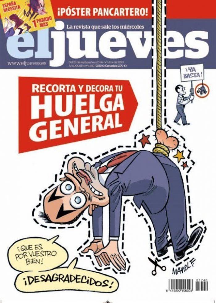 La revista 'El Jueves' pasa de ser semanal a mensual por el coste del papel