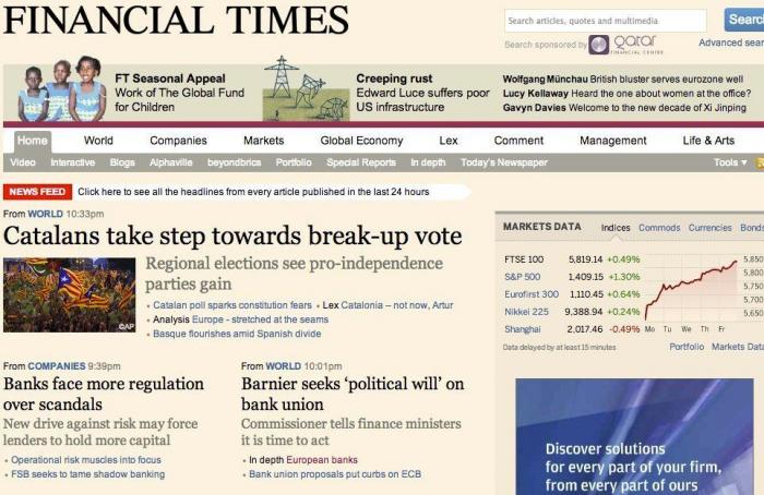 Así ve la prensa internacional el resultado de las elecciones catalanas