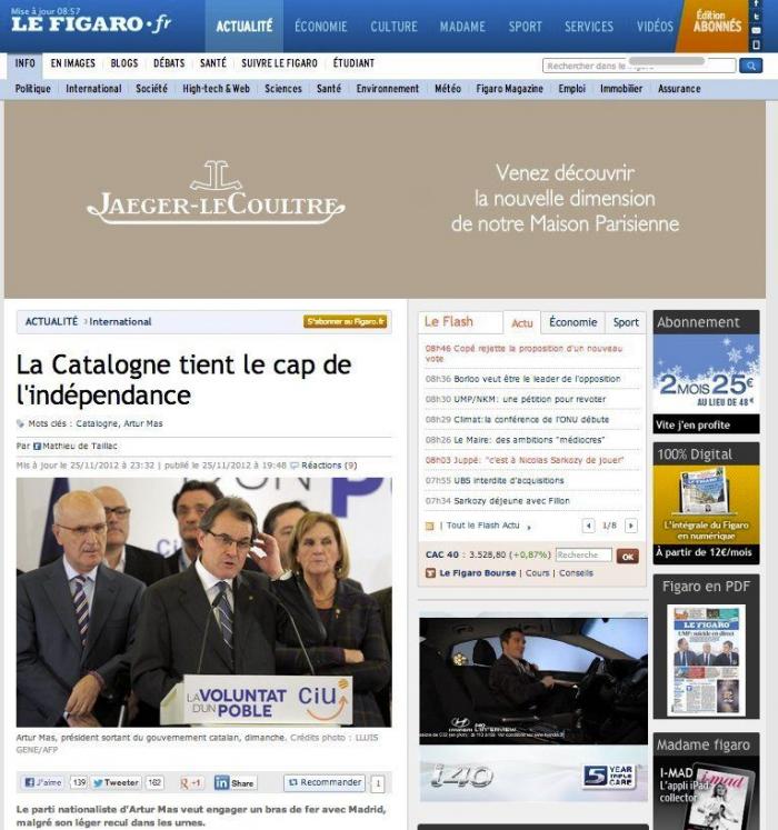 Así ve la prensa internacional el resultado de las elecciones catalanas