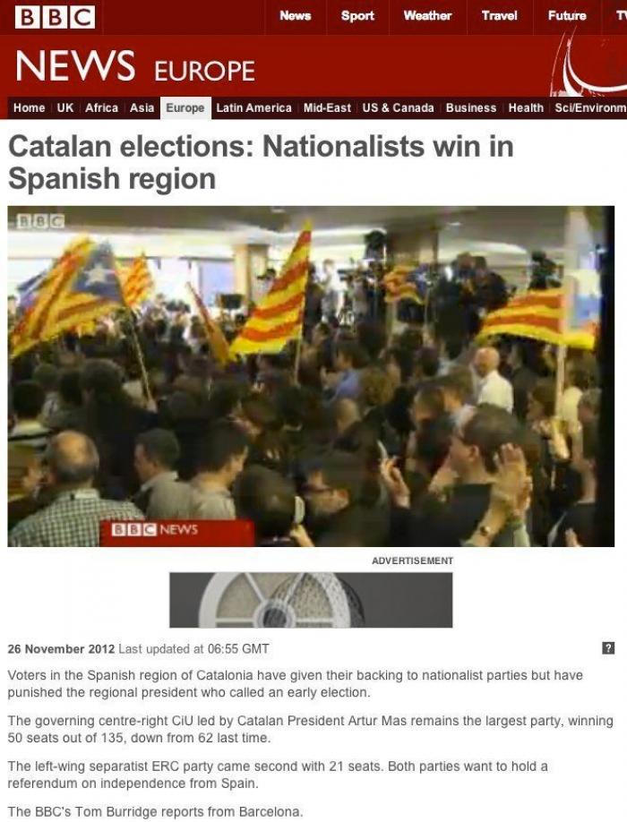 Así ve la prensa internacional el resultado de las elecciones catalanas