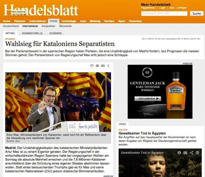 Así ve la prensa internacional el resultado de las elecciones catalanas