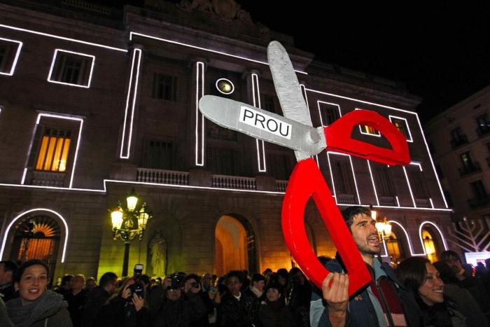 Miles de personas en 30 ciudades de España se manifiestan contra la ley de Wert (FOTOS)