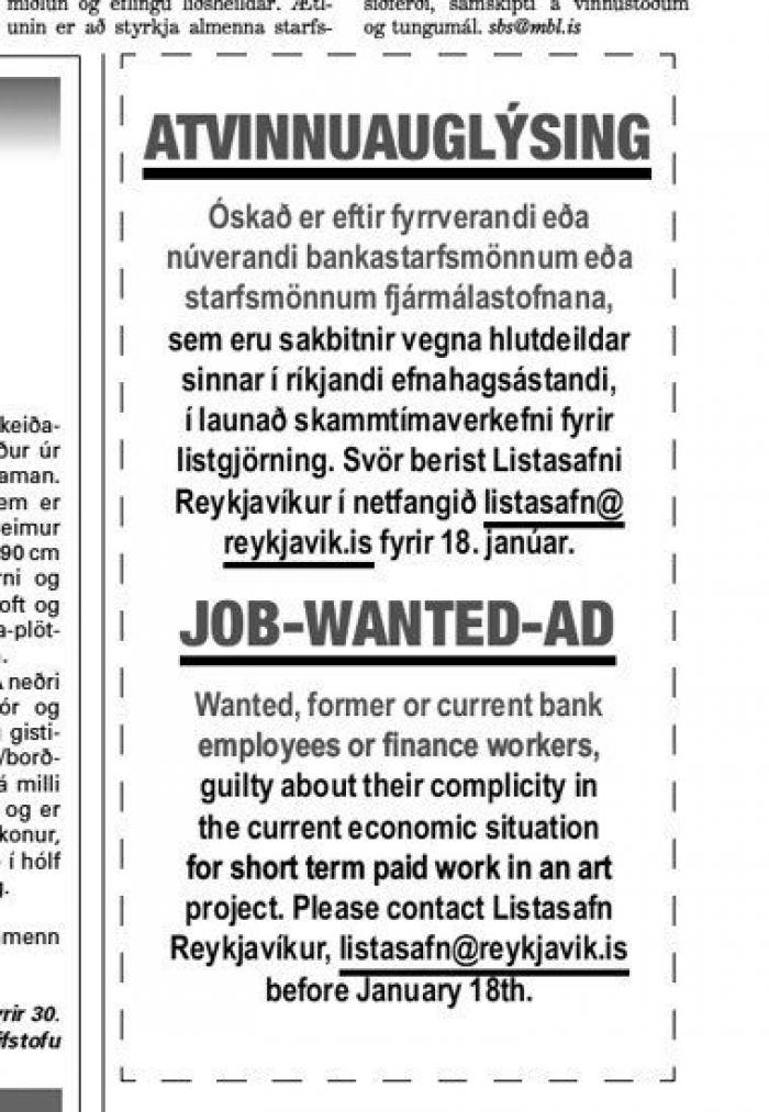 "El trabajo es la Dictadura": el artista Santiago Sierra contrata a 30 parados para escribir mil libros con esta frase (FOTO)