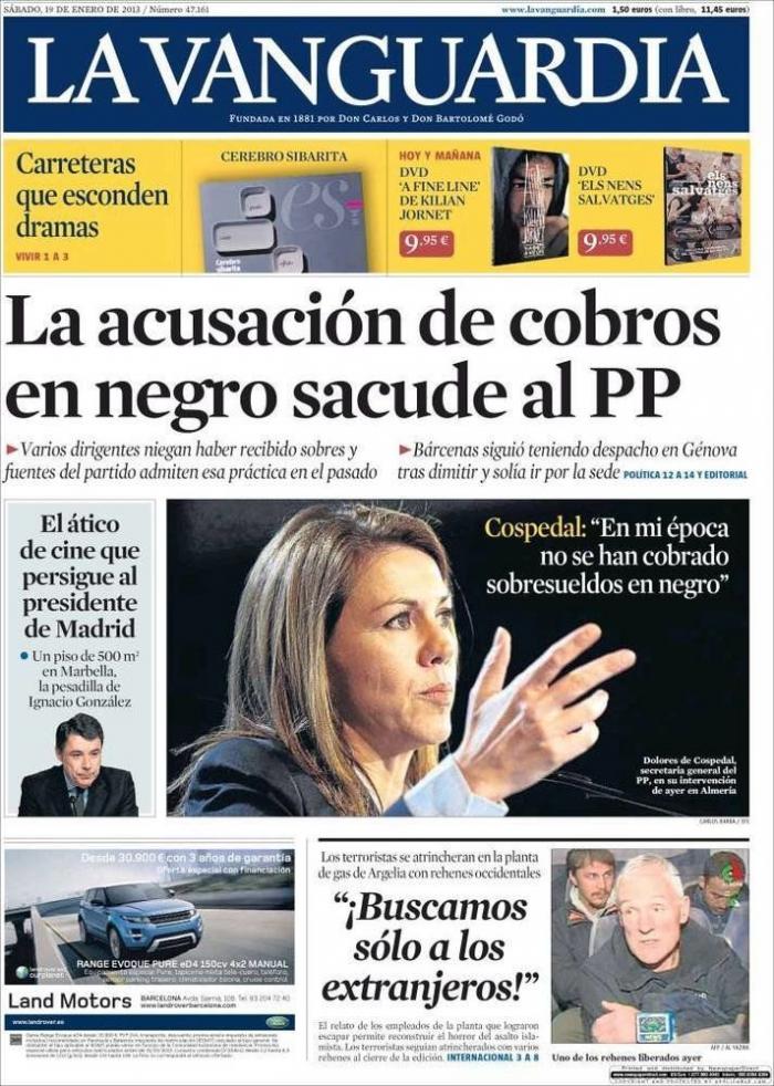 Cospedal: "Yo no he conocido que se hagan donaciones que no fueran regulares"