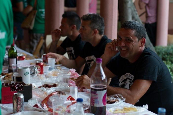 Los mineros son acogidos en Aravaca con un concierto de Aute y Víctor Manuel