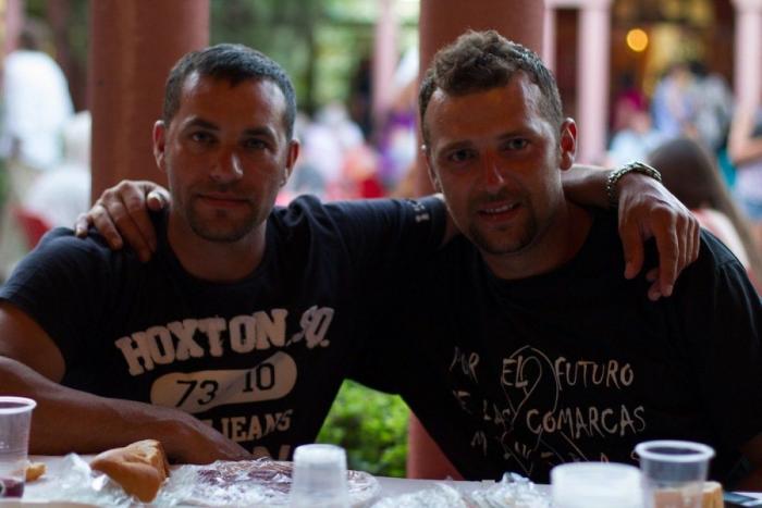 Los mineros son acogidos en Aravaca con un concierto de Aute y Víctor Manuel