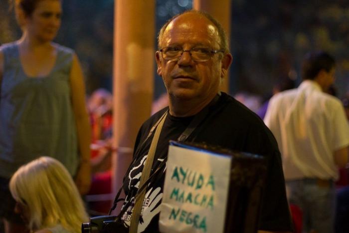 Los mineros son acogidos en Aravaca con un concierto de Aute y Víctor Manuel