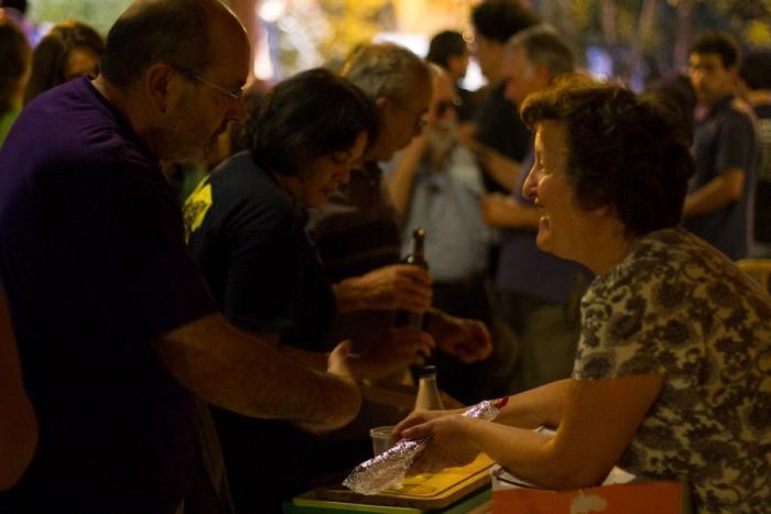 Los mineros son acogidos en Aravaca con un concierto de Aute y Víctor Manuel