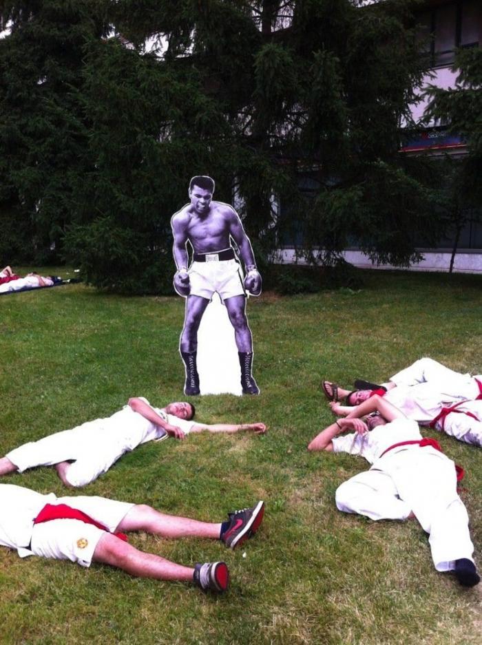 Muhammad Ali y Froilán en Sanfermín: así se hizo el viral del momento (FOTOS)