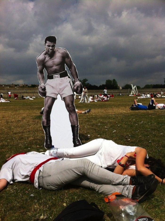 Muhammad Ali y Froilán en Sanfermín: así se hizo el viral del momento (FOTOS)