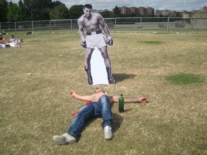 Muhammad Ali y Froilán en Sanfermín: así se hizo el viral del momento (FOTOS)