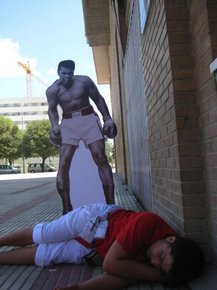Muhammad Ali y Froilán en Sanfermín: así se hizo el viral del momento (FOTOS)