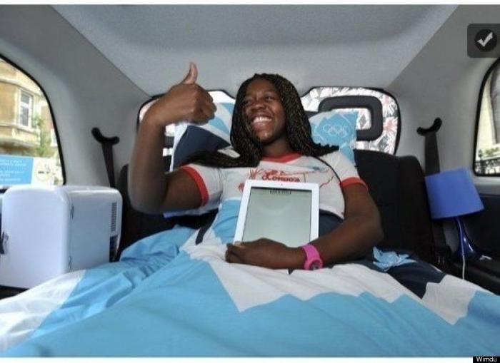 Un taxi-hotel y otros alojamientos curiosos durante los juegos olímpicos en Londres (FOTOS)