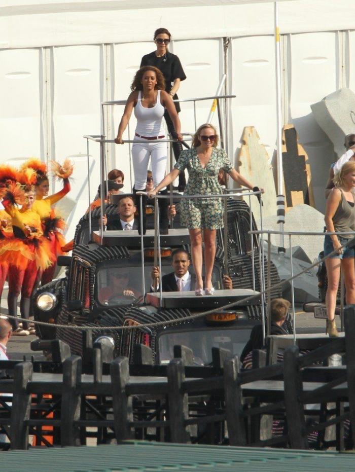 Clausura de los Juegos: las Spice Girls ensayan su actuación (FOTOS)