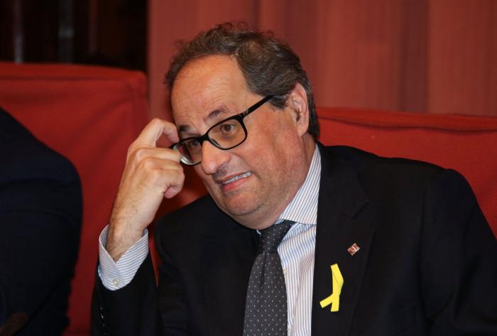Torra se autoinculpa