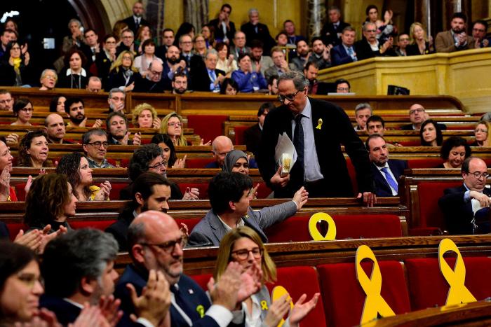 Torra se autoinculpa