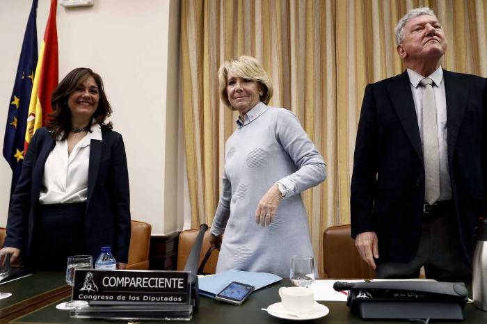 Aguirre: "Que yo sepa, no ha habido ninguna financiación ilegal en el PP de Madrid"