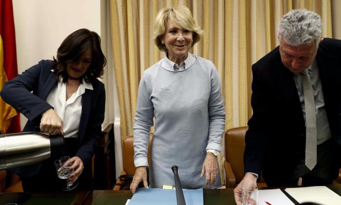 Aguirre: "Que yo sepa, no ha habido ninguna financiación ilegal en el PP de Madrid"