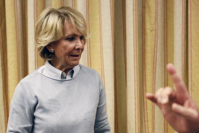 Aguirre: "Que yo sepa, no ha habido ninguna financiación ilegal en el PP de Madrid"