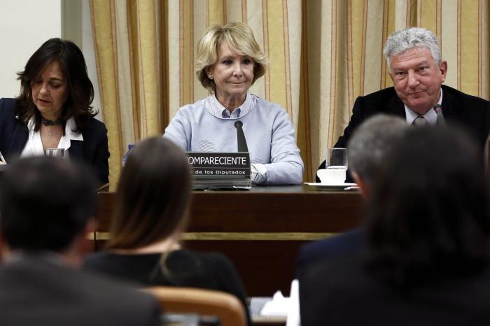 Aguirre: "Que yo sepa, no ha habido ninguna financiación ilegal en el PP de Madrid"