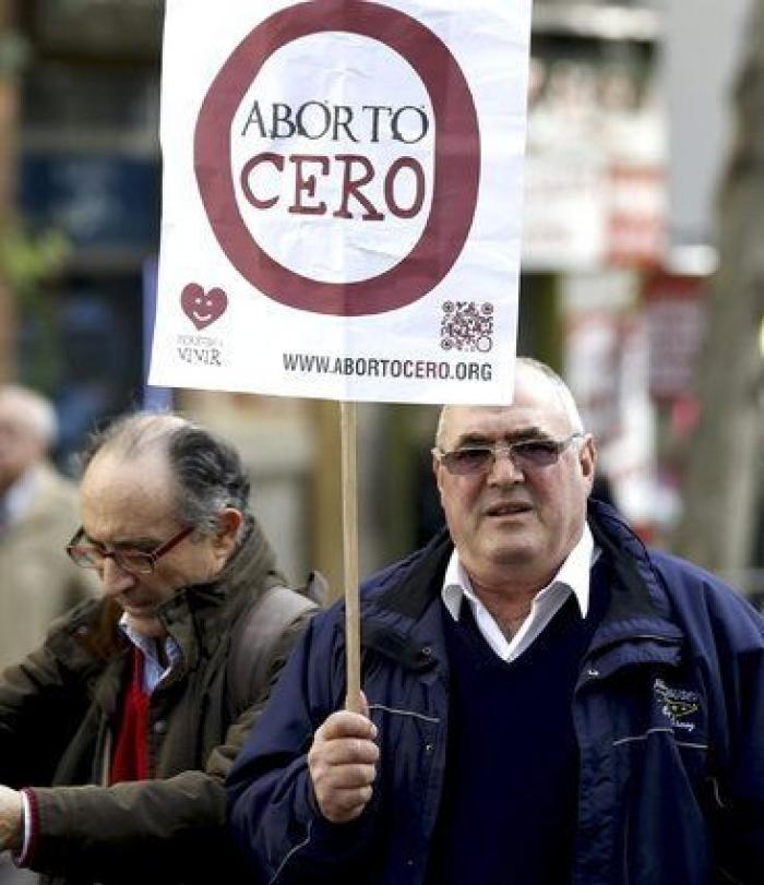 Las pancartas de la manifestación contra el aborto (FOTOS)