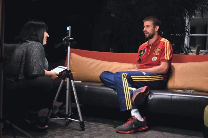 La polémica respuesta de Piqué a Edu Aguirre, periodista de 'El Chiringuito'