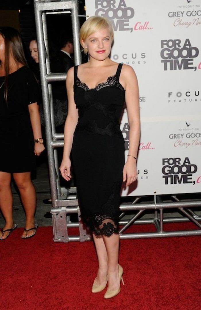 Elisabeth Moss rubia: 'Peggy' de 'Mad Men' se marca un Miley Cyrus (FOTOS)