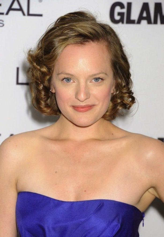Elisabeth Moss rubia: 'Peggy' de 'Mad Men' se marca un Miley Cyrus (FOTOS)