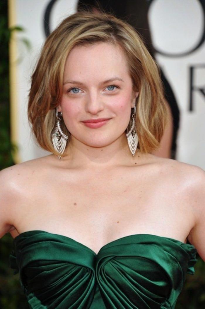 Elisabeth Moss rubia: 'Peggy' de 'Mad Men' se marca un Miley Cyrus (FOTOS)