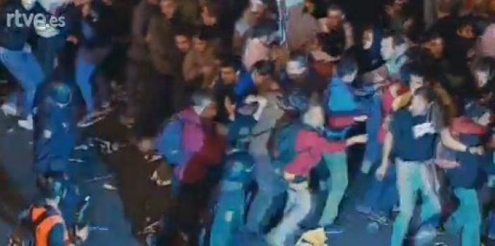 FOTO: El material incautado por la policía en la manifestación del 25-S