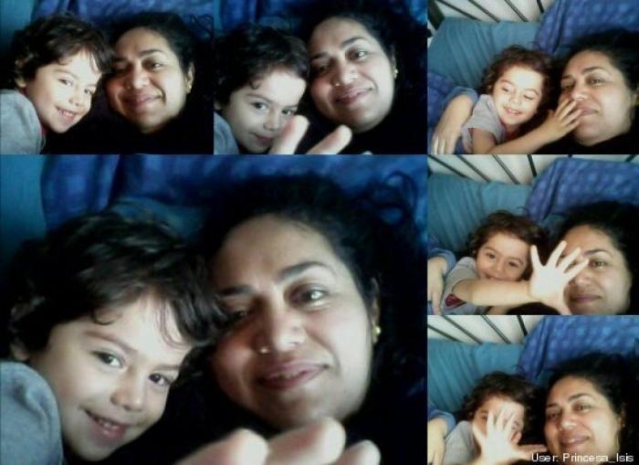 Mamá, ponte en la foto