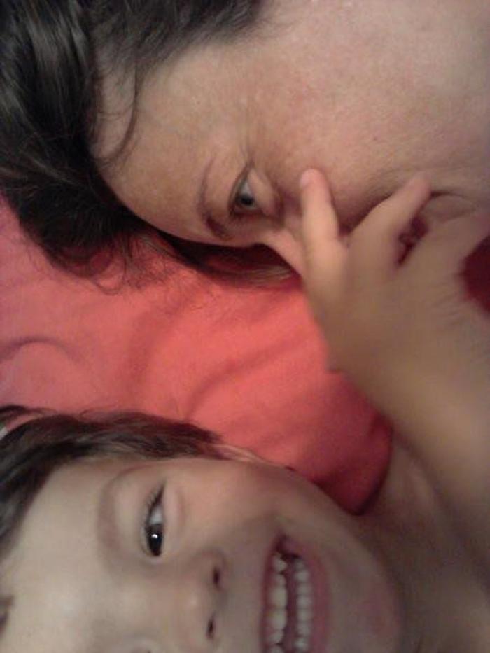 Mamá, ponte en la foto