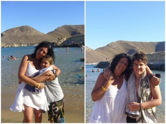 Mamá, ponte en la foto