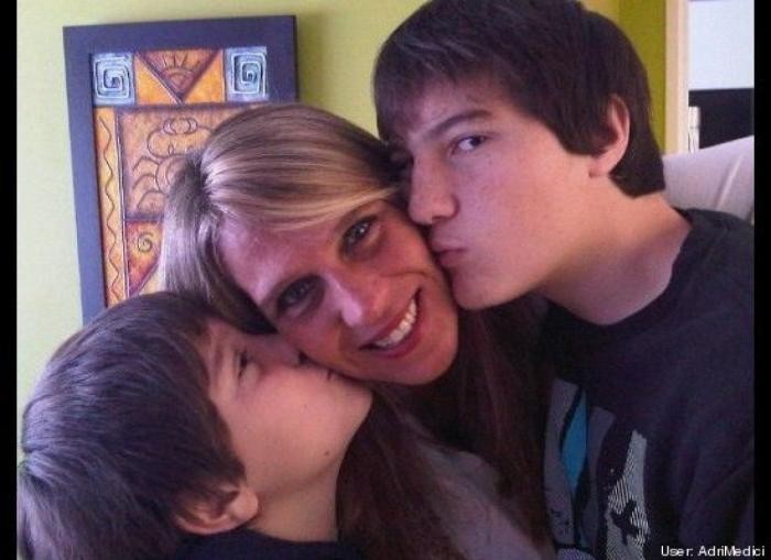 Mamá, ponte en la foto