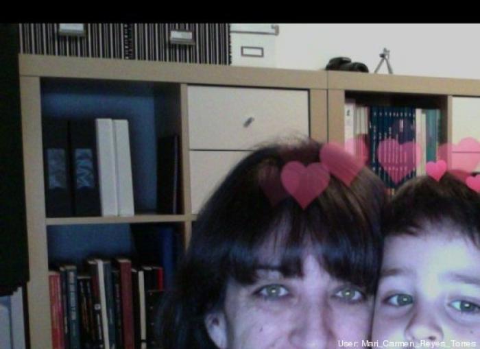 Mamá, ponte en la foto