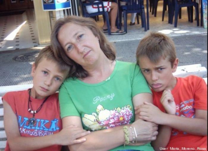 Mamá, ponte en la foto